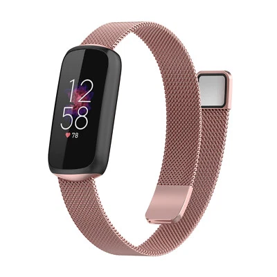 Stainless Steel Wrist Watch Loop Bracelet Band Strap for Fitbit Luxe Tracker