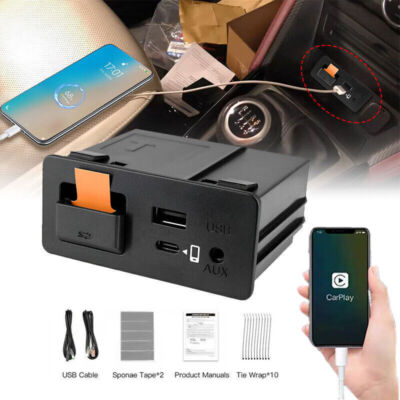 Apple CarPlay Android Auto USB Adapter Hub for Mazda 6/3/2 CX30
