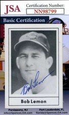 Bob Lemon JSA Coa Autograph 1978 Grand Slam Hand Signed