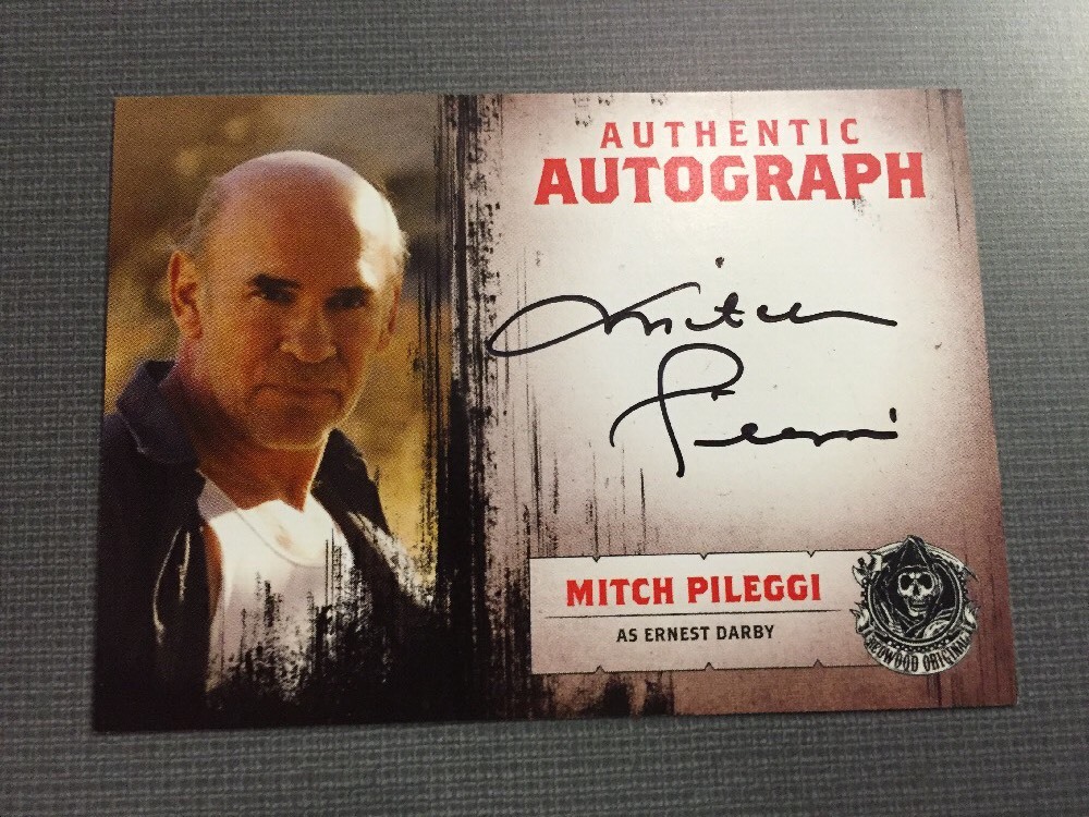 Sons Of Anarchy Autograph Trading Card Of Mitch Pileggi As Ernest