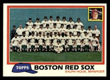 1981 Topps #662 Boston Red Sox / Ralph Houk Card Boston Red Sox