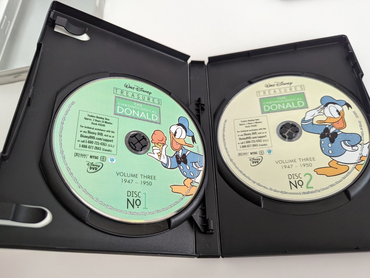 RARE* WALT DISNEY TREASURES DVD (3 sets) Collectors Sets Donald