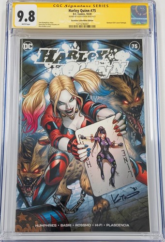 Harley Quinn #75 Batman #251 Neal Adams Homage Cover A Signed Kotkin CGC 9.8 SS