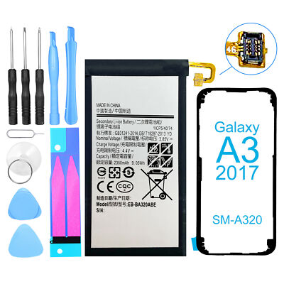 Ersatzakku für Samsung Galaxy A3 (2017) SM-A320F Akku EB-BA320ABE + Werkzeugset