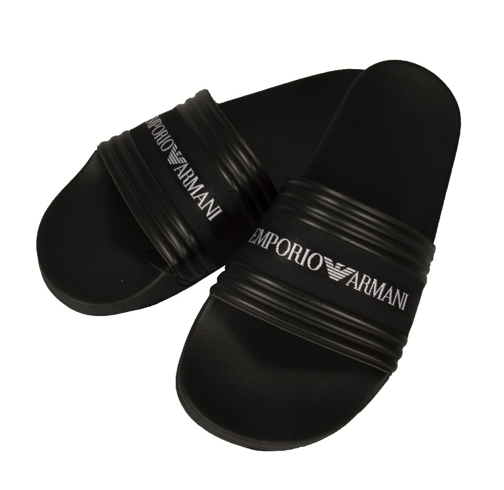 Men's slippers EMPORIO ARMANI bandeau slide sea swimming