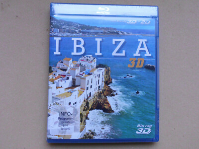 Doku Ibiza   2 D u 3 D  Balearen Insel Spanien  Bluray Disc Neu OVP