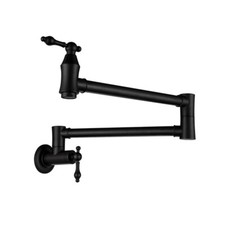 Classic Black Wall Mounted Single Cold Single Hole Pot Filler kitchen faucet tap