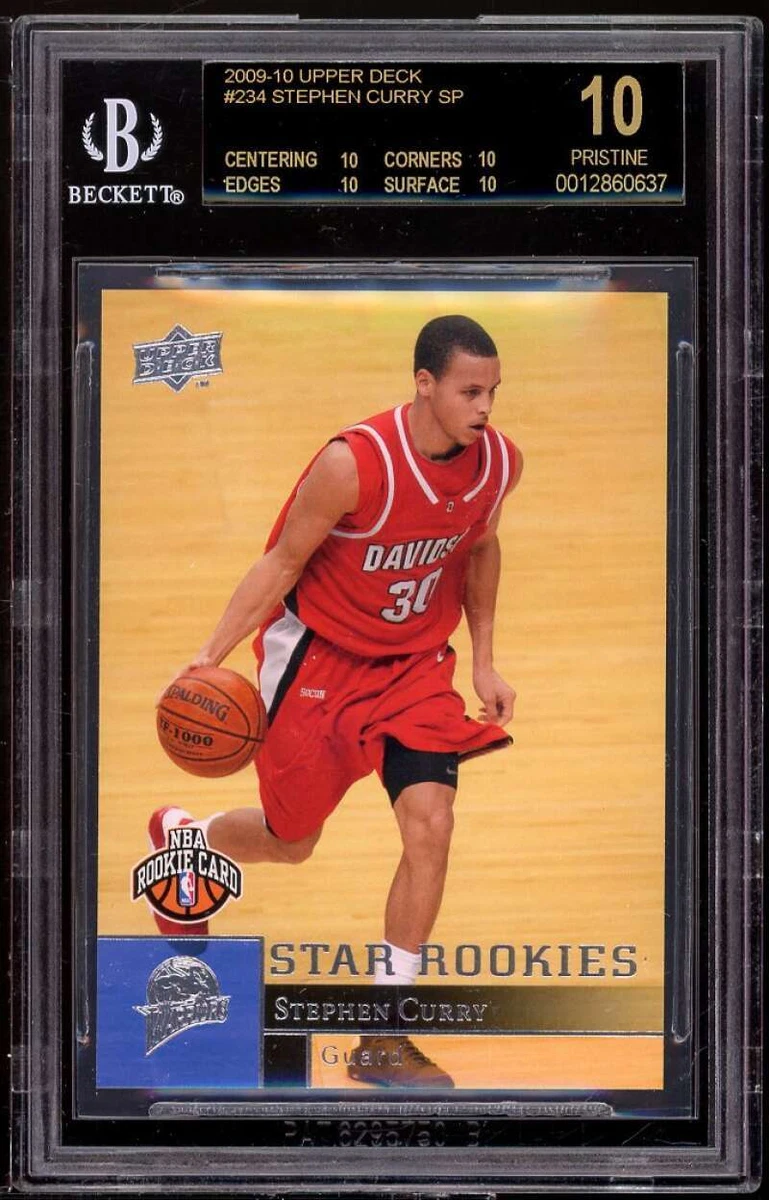 Stephen Curry Rookie Card 2009-10 Upper Deck #234 (BLACK LABEL
