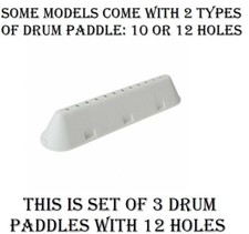 Hotpoint WMXTF942 WMYF822 WMYF842 WMYF862 WMYL6151 WMYL6351 (3 Drum Paddles)  