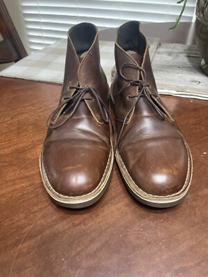 Clarks 15522 Bushacre Brown Leather Desert Chukka Ankle Boot Size 11 Men’s s-l400.jpg main image 3