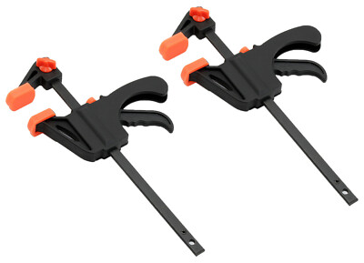       2x SCHNELLSPANNZWINGE WARE KLEMMZWINGE 95 MM EINHANDZWINGE SCHRAUBZWINGE