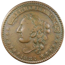 1837 Hard Times Token H Crossman Umbrellas Chatham Street New York A2247