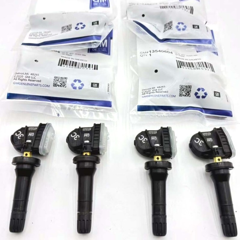 4X Genuine Tire Pressure Monitoring Sensor OEM TPMS For Chevy Model 13540604