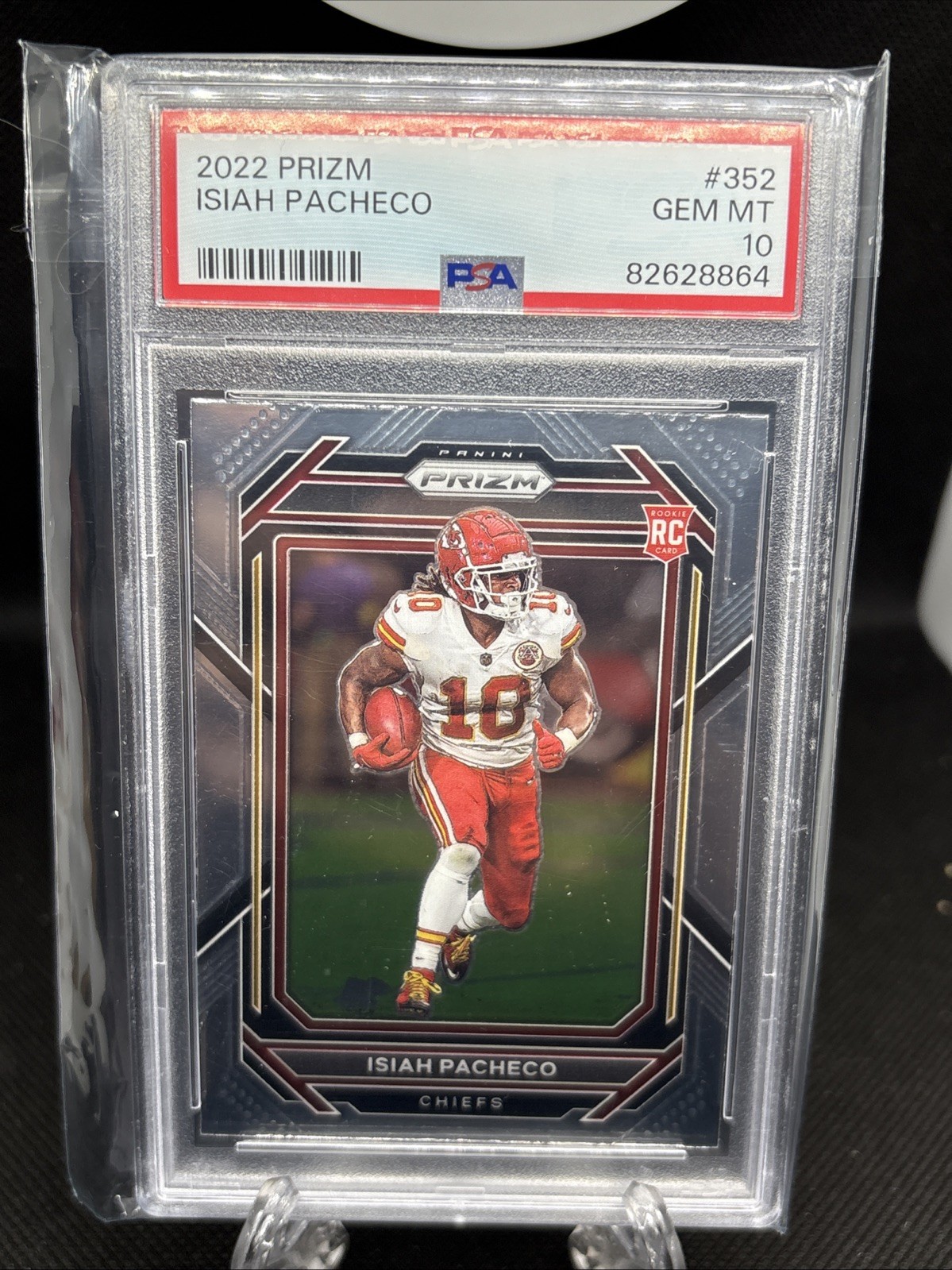 Isiah Pacheco Panini Prizm #352 Base