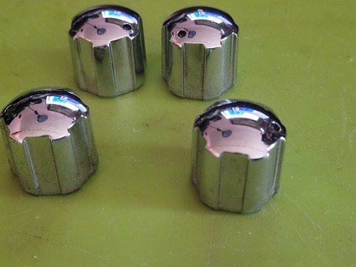 Line 6 Spider III 30 Amp 19mm Chrome Volume Knob Buttons 4PC Original