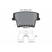 Textar BremsbeläGe Bremsbelegsatz Hinten FüR Dodge Charger Challenger Coupe