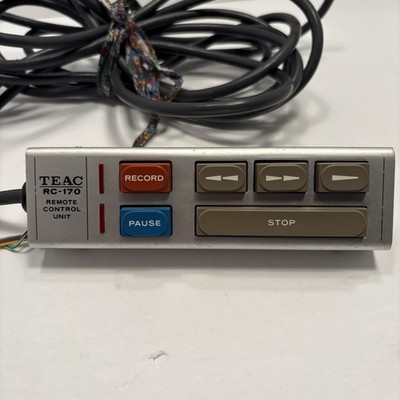 TEAC RC-170 Remote for 80-8, 40-4 Custom Female 5 Pin XLR Untested