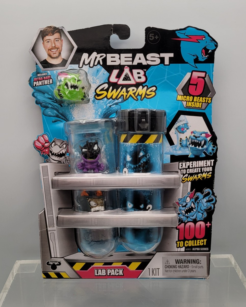 Mr Beast Lab Swarms Lab Pack 5 Micro Panther w/ Ultra Rare