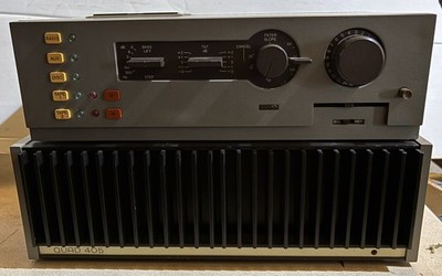 Quad 44 Pre-Amplifier & Quad 405 Power Amplifier WORKING Stereo HiFi