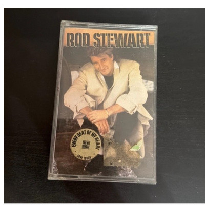 Rod Stewart Every Beat of My Heart Rock Cassette Warner Bros 7599-25446-4 Black