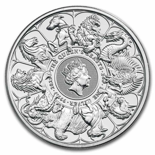 2021 Great Britain 2 oz Silver Queen's Beasts Collector Coin - Picture 1 of 5