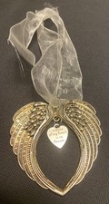 Angel Wings  A Piece of My Heart Is in Heaven  Christmas / Memorial Ornament