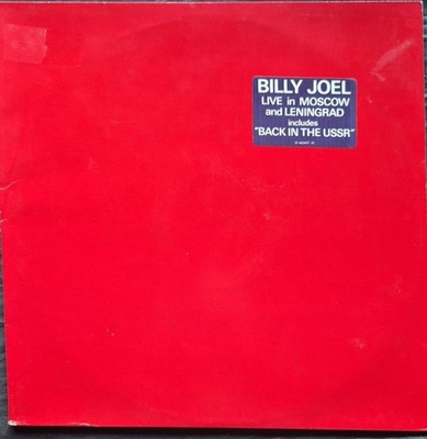 Billy Joel - Live In Moscow (1987) CBS Inyl LP 4604071 FOC OIS nm