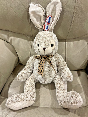 Hug & Luv Plush Bunny Chocolate Scented 16  Soft Stuffed Animal Easter Gift NWT