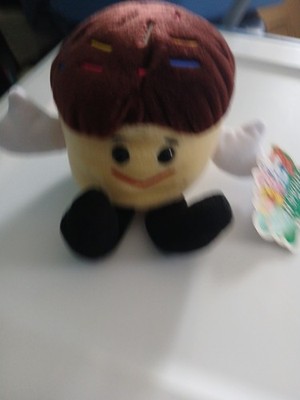 Vintage 1988 ENTENMANN'S CUPCAKE 6'' PLUSH Bean Bag Bean Sprouts 