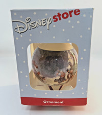 Disney Store 2001 Pooh Piglet Tigger Eeyore Glass Ornament