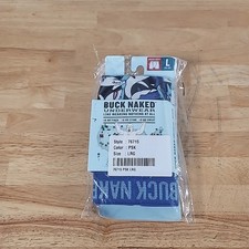 Duluth Trading Co Men's Buck Naked Boxer Briefs Sharks Size L 76715