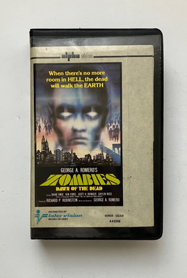 DAWN OF THE DEAD' (1978) PAL/VHS AUTHENTIC 1st RELEASE PRE-CERT w