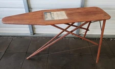Vintage Folding Wood Ironing Board Display Table Farmhouse Decor Full-Size