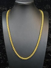 GOLD chuncky rope 4mm×28" necklace.....25118