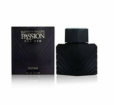 PASSION FOR MEN 4.0 OZ COLOGNE SPLASH NEW ELIZABETH TAYLOR VINTAGE 120 ML NIB