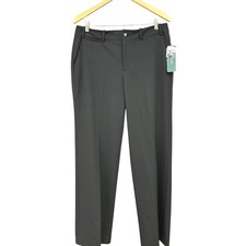 Vtg 90s Lauren Ralph Lauren Sanderson Black Classic Trousers Wms 10 Workwear