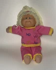 1985 Vintage Cabbage Patch Kids Doll, Blonde Hair, Green Eyes with CPK Outfit