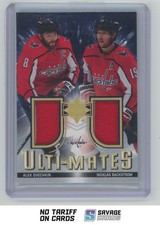 2021-22 Upper Deck Ultimate Ulti-Mates Jersey Ovechkin / Backstrom #UTM-BO