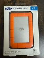 LaCie Rugged Mini 2TB Portable External HDD USB 3.2 Gen 1 5Gbps Orange