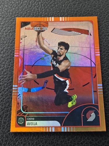 2025-26 Topps NBA HOOPS Basketball Deni Avdija ORANGE FOIL PARALLEL SP! #89