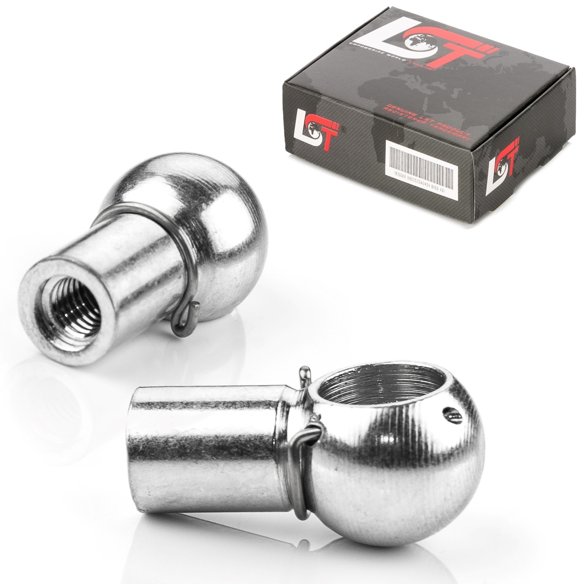 2x Ball Socket Gas Spring M8 Thread 10mm Ball Joint for DAIHATSU