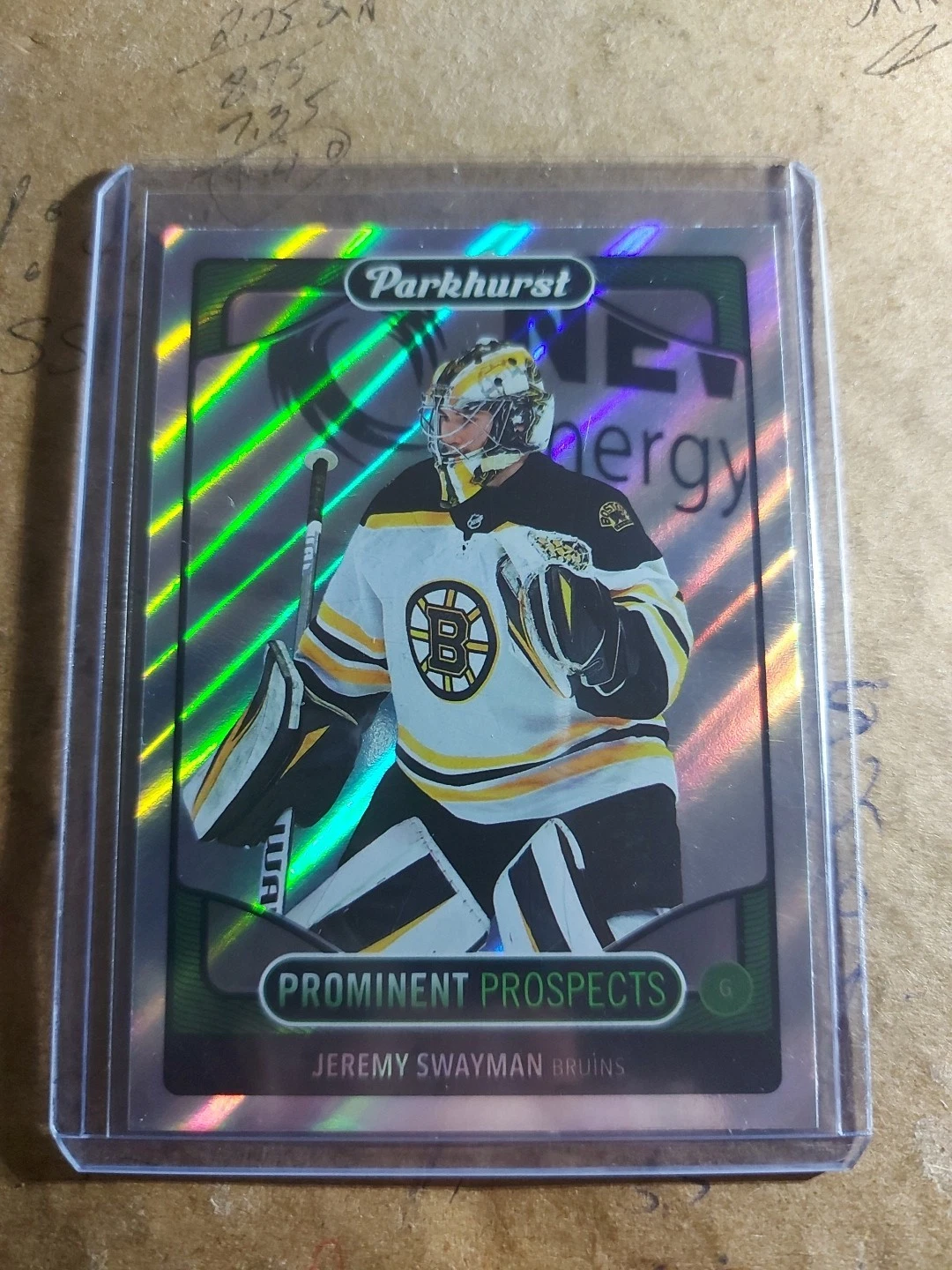 21/22 UD PARKHURST JEREMY SWAYMAN PROMINENT PROSPECTS RC ROOKIE INSERT #20