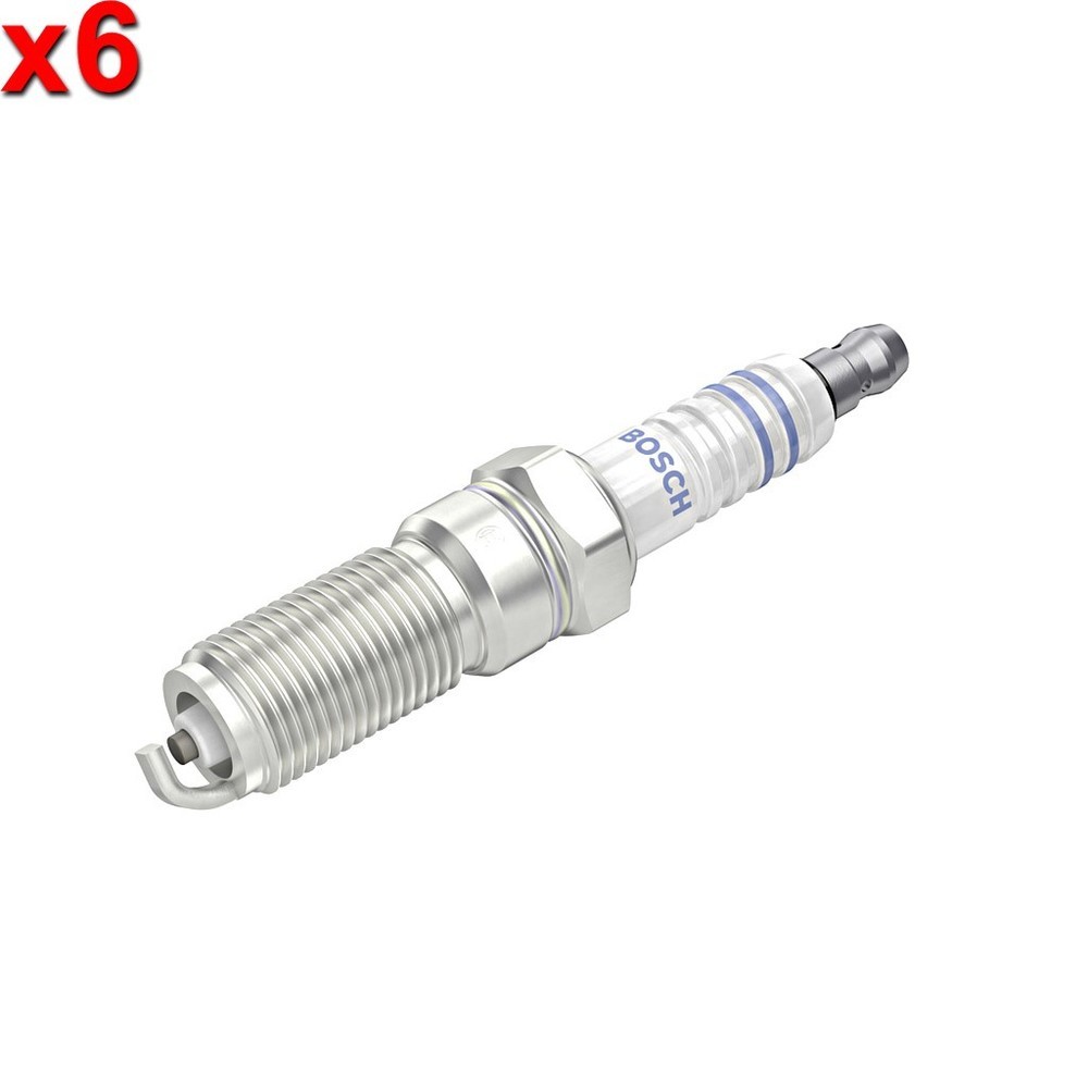 BOSCH 6x Spark Plug For FORD Courier Escort VII USA Ecosport 98-17 0242235657