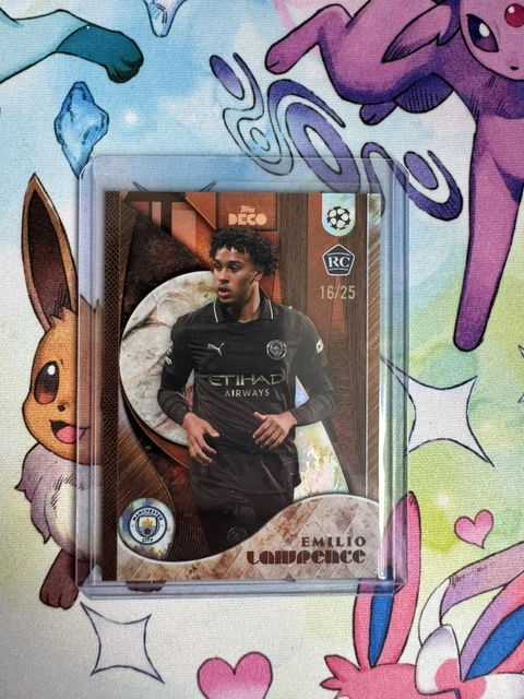 2024-25 Topps Deco Rookie /25 Emilio Lawrence Manchester City