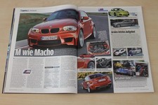 Auto Bild Sportscars 01/2011 BMW 1er M Coupe mit 340PS in einer ersten Vorstellu