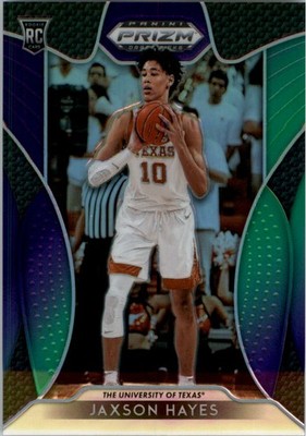2019-20 Panini Prizm Draft Picks Prizms Purple and Green 71 Jaxson Hayes/199 BSK