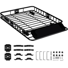 Roof Rack Cargo Basket 46"x36"x4.5" / 51"x36"x5" Heavy-Duty 200LBS Capacity New