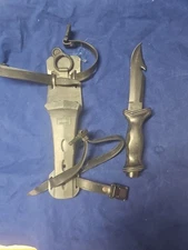 Rare Deep See No. 8450 Diving Survival Knife + Sheath 420 Stainless Japan Hawaii