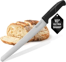 10 Inch Bread Knife, Serrated Bread Knife for Homemade Bread kitchen