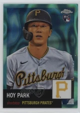 2022 Chrome Platinum Anniversary Aqua Lava Refractor /299 Hoy Park Rookie RC